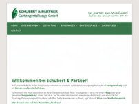 Schubert & Partner Gartengestaltungs GmbH website screenshot