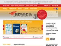 Südwind - Buchwelt BuchhandelsgesmbH website screenshot