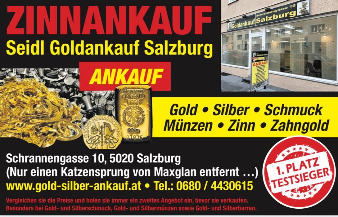 Bilder Seidl Peter Goldankauf Salzburg Testsieger bei Gold und Silberankauf