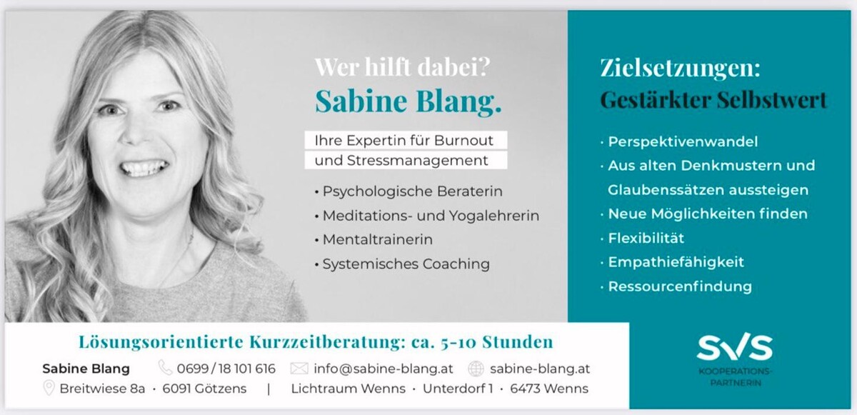 Bilder Psychologische Beratung Sabine Blang MSc
