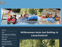 Screenshot for http://www.rafting-lienz.at