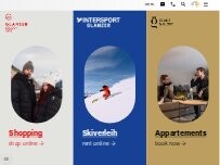 Website Screenshot INTERSPORT Glanzer Hotel Stefan