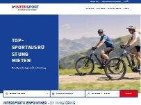 Website Screenshot INTERSPORT Kienpointner