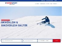 Website Screenshot INTERSPORT Wolfart