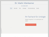 Dr. Martin Weinkamer website screenshot