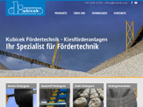 Kubicek Fördertechnik GmbH website screenshot