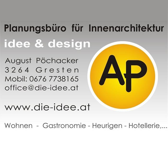 Pöchacker August - idee & design - Wohnstudio - Beratung-Planung-Möbelhandel-Montage Logo