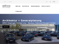 arinco planungs + consulting gmbh website screenshot