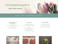 Gartengestaltung Hartl website screenshot