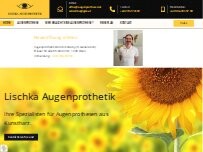Website Screenshot Lischka Augenprothetik