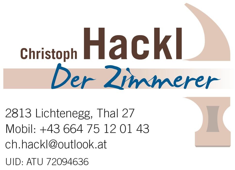 Bilder Hackl GmbH Der Zimmerer