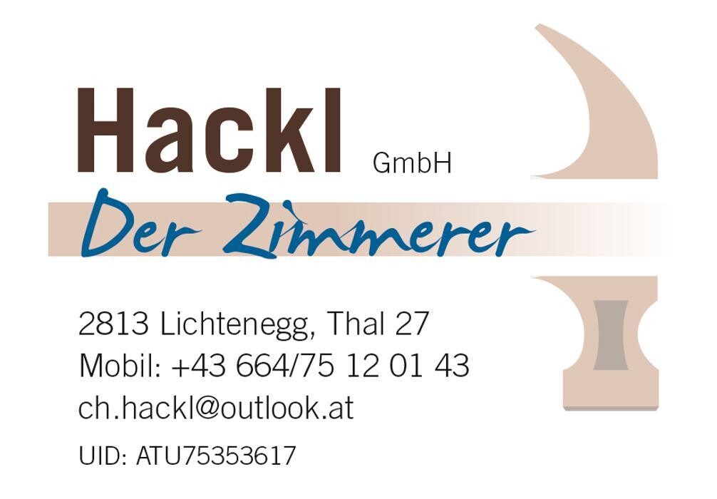 Bilder Hackl GmbH Der Zimmerer