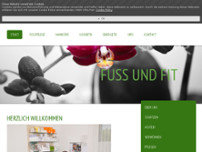 Fuss und Fit - Inh Karin Gaiblinger website screenshot