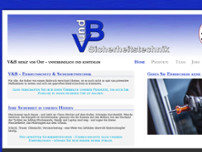 V & B Sicherheitstechnik OG website screenshot