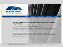 M. Gulyas - H. Heigl Dachdeckerei & Bauspenglerei GmbH website screenshot