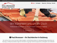 Brunauer Paul Spengler - Dachdecker GmbH website screenshot