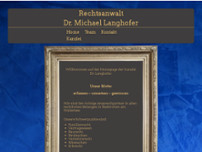 Rechtsanwalt Dr. Michael Langhofer website screenshot