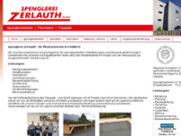Screenshot for http://www.spenglerei-zerlauth.at