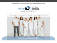 Physiotherapie in der Gnigl website screenshot