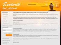 Esoterik bei Astrid, Inh Monika Schwärzler website screenshot