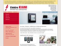 Elektro Kiani website screenshot