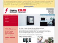 Elektro Kiani website screenshot