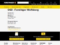 Website Screenshot Forstinger Wolfsberg