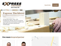 Express Tischlerei Bott & Meyer OG website screenshot