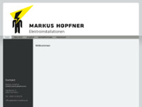 Hopfner Markus Elektroinstallationen website screenshot