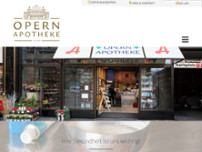 Opern Apotheke website screenshot