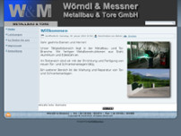 WÖRNDL & MESSNER - Metallbau und Tore GmbH website screenshot
