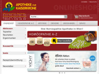 Apotheke Zur Kaiserkrone website screenshot