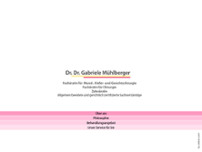 DDr. Gabriele Mühlberger website screenshot