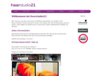 Haarstudio 21 - Inh. Ulrike Haberhauer website screenshot