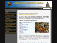 Antiquitäten Schrattenecker An- u. Verkauf website screenshot