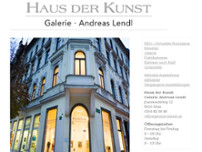 Haus der Kunst Andreas Lendl website screenshot