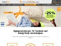 Website Screenshot kabelplus GmbH