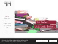 Website Screenshot Buchhandlung M & M