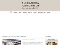 Juwelier Alexandra Jurtschitsch website screenshot