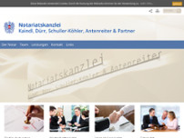 Screenshot for http://www.notare.at