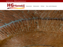 HG PflasterBau GmbH website screenshot