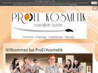Screenshot for http://www.proel-kosmetik.at