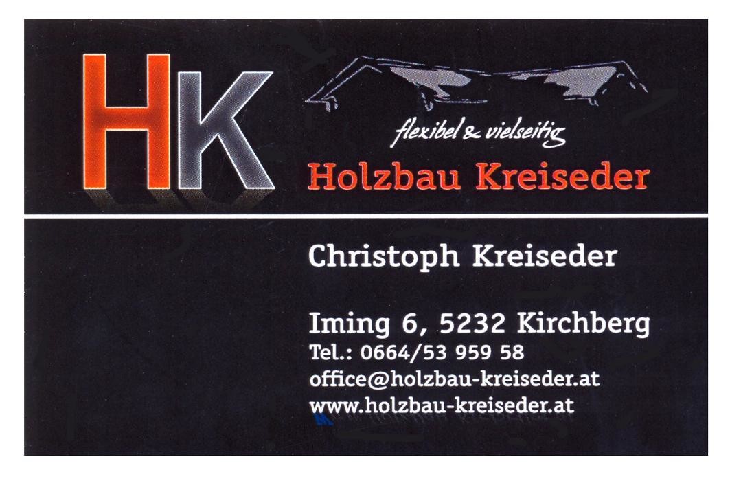 Holzbau Kreiseder Logo