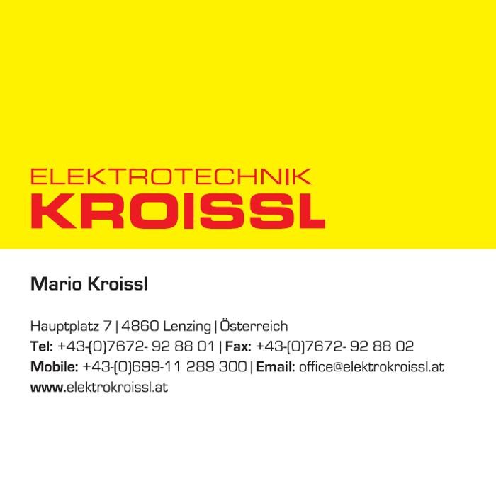 Bilder Elektrotechnik Kroissl