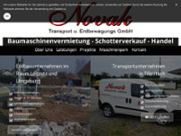 Screenshot for https://www.transport-erdbau-novak.at/