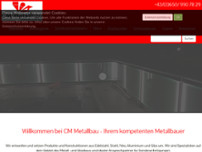 CM-Metallbau e.U. website screenshot