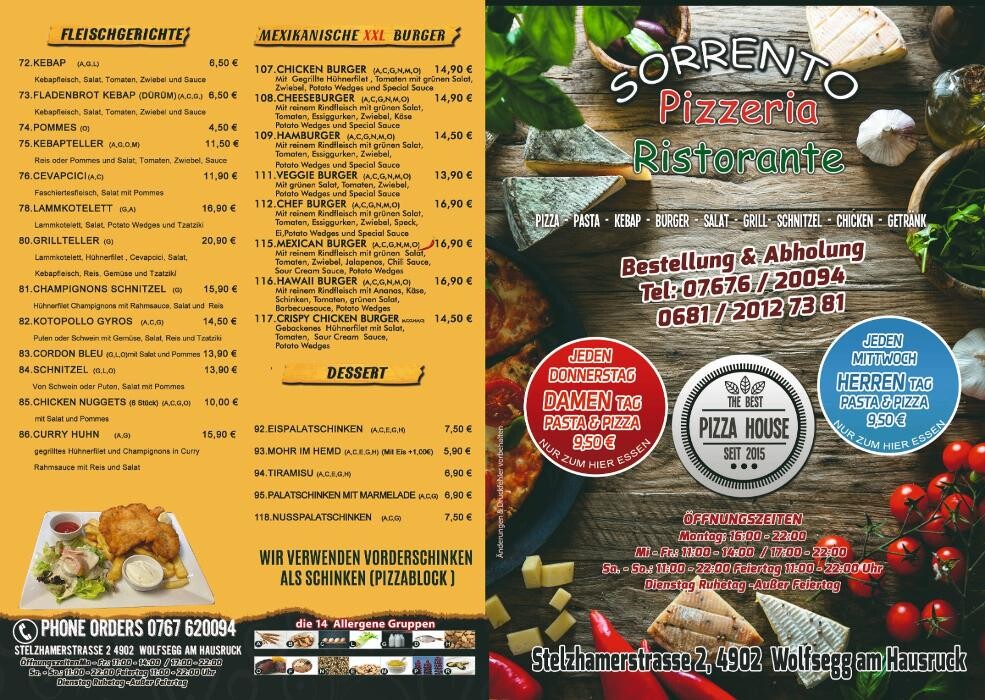 Bilder SORRENTO Pizzeria Ristorante