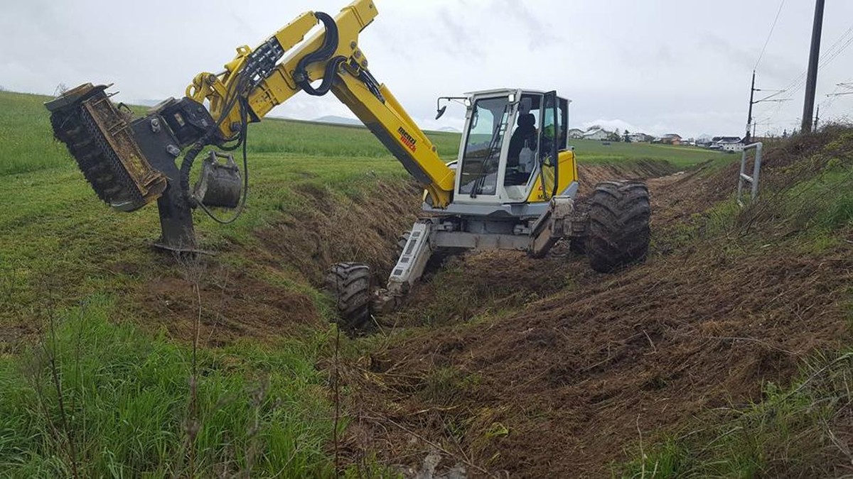 Bilder Schreitbaggerarbeiten - Mike Handl