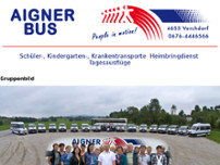 Mietwagen Aigner website screenshot