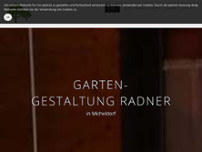 Garten- Gestaltung Radner website screenshot